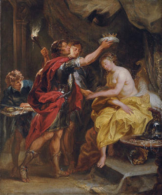 Alexander crowning Roxana by Johann (Lange Jan) Boeckhorst - Auction record, sale price, and art valuation. Compare with similar artists and explore comparable artworks.