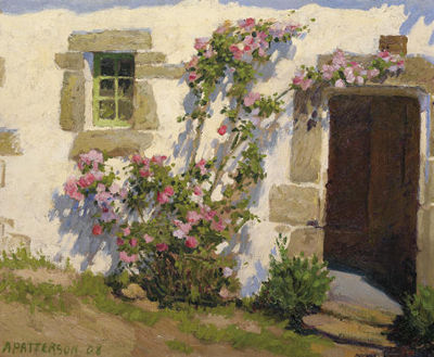 Les Roses Trémières (Hollyhocks)