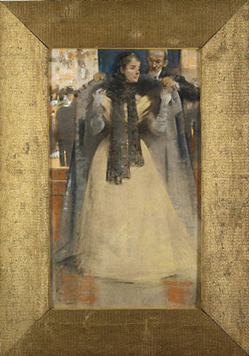 Sample artwork by Arthur Melville (1855 - 1904), known for orientalist subject, portrait painting, watercolor specialty - View similar artists and auction records