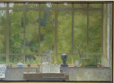 Studio Window by Richard Eurich - Auction record, sale price, and art valuation. Compare with similar artists and explore comparable artworks.