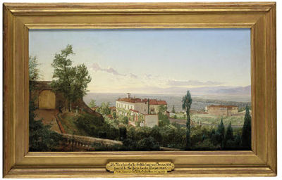 Villa Limonaia from Villa Ombrellino, Bellosguardo, near Florence