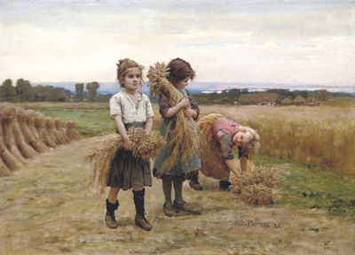 The young harvesters by Cesar Pattein - Auction record, sale price, and art valuation. Compare with similar artists and explore comparable artworks.