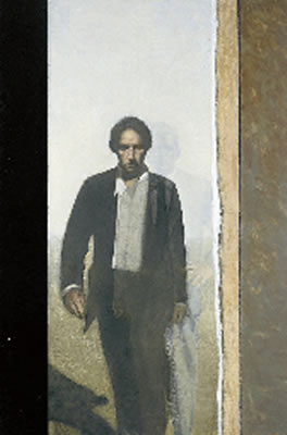 Man with a Shadow Figure