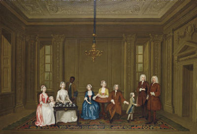 Sample artwork by Charles Philips (1708 - 1747), known for portrait, figure paintings - View similar artists and auction records