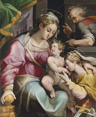The Holy Family with Saint Catherine of Alexandria