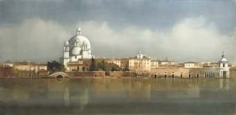 Santa Maria della Salute from the Redentore, Venice by Martin Mooney - Auction record, sale price, and art valuation. Compare with similar artists and explore comparable artworks.