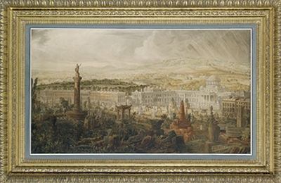Design for Waterloo Palace, the proposed town residence of the Duke of Wellington