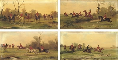 Hunting scenes (4)