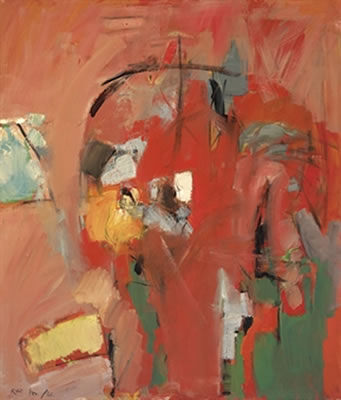 Red and green figuration