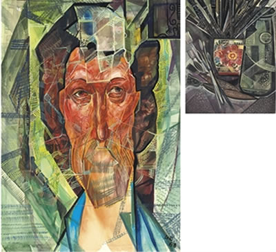 Apostle; and The artist's desk (2)