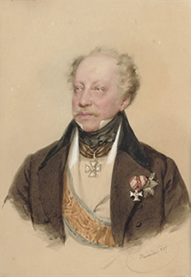 Portrait of Baron von Tettenborn by Josef Kriehuber - Auction record, sale price, and art valuation. Compare with similar artists and explore comparable artworks.