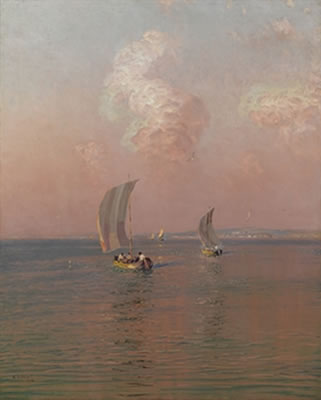 Evening falls