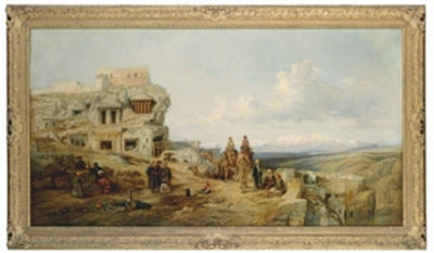 Rock Tombs, Tlos, Lycia: The Citadel from the south-east