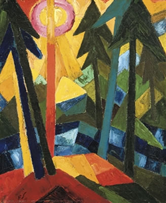 Sample artwork by Fritz Schaefler (1888 - 1954), known for landscape and figure painting - View similar artists and auction records