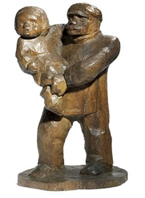 Arbeiter mit Kind by Christoph Voll - Auction record, sale price, and art valuation. Compare with similar artists and explore comparable artworks.