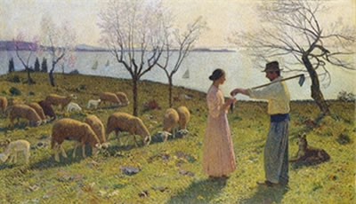 Idylle by Henri-Jean Guillaume Martin - Auction record, sale price, and art valuation. Compare with similar artists and explore comparable artworks.