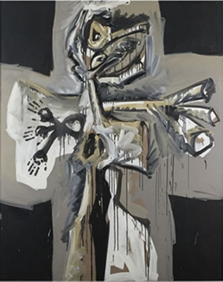 Crucifixión by Antonio Saura - Auction record, sale price, and art valuation. Compare with similar artists and explore comparable artworks.