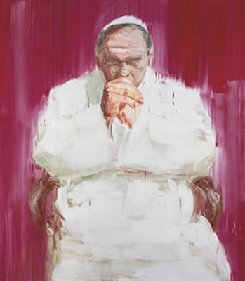 Sample artwork by Pei-Ming Yan (Born 1960), known for expresssionist portrait painting - View similar artists and auction records