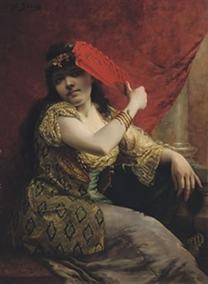 An Egyptian beauty by Agapit Stevens - Auction record, sale price, and art valuation. Compare with similar artists and explore comparable artworks.