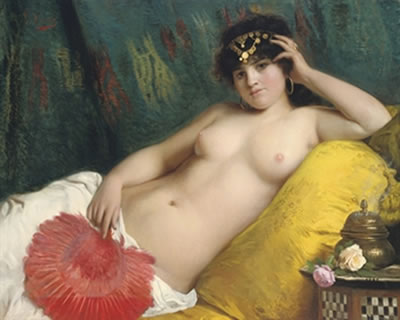 Sample artwork by Giovanni (Nino) Costa (1826 - 1903), known for non-conforming figure and rustic scene landscape and genre painting - View similar artists and auction records