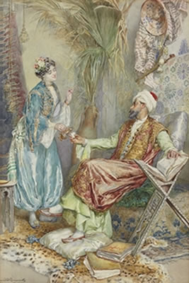 Sample artwork by Amedeo Simonetti (1874 - 1922), known for painting - View similar artists and auction records