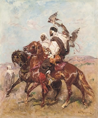 The falconers by Henri Emilien Rousseau - Auction record, sale price, and art valuation. Compare with similar artists and explore comparable artworks.