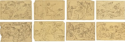 Twelve illustrations for the works of Homer (12) by Bonaventura Genelli - Auction record, sale price, and art valuation. Compare with similar artists and explore comparable artworks.