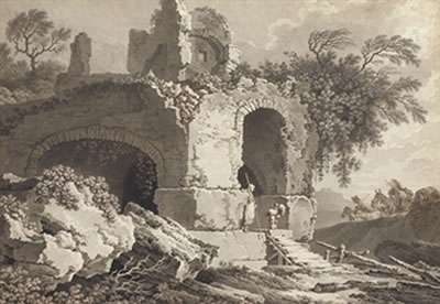 Sample artwork by Pietro Giacomo (The Elder) Palmieri (1737 - 1804), known for rural landscape paintings, trompe l'oeil drawings, assemblages, engraving - View similar artists and auction records