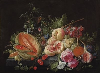 Sample artwork by Cornelis De Heem (1631 - 1695), known for still life painting, nature morte - View similar artists and auction records
