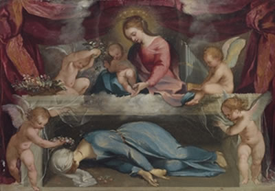The Madonna and Child with the martyred Saint Cecilia and infant angels by Ventura Salimbeni - Auction record, sale price, and art valuation. Compare with similar artists and explore comparable artworks.