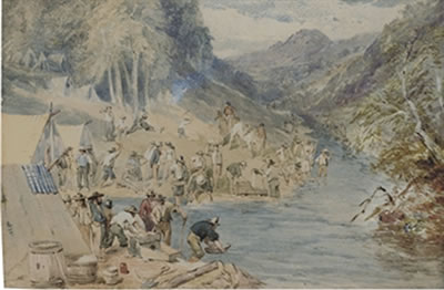 Alluvial gold washing [Victoria] by John Skinner Prout - Auction record, sale price, and art valuation. Compare with similar artists and explore comparable artworks.