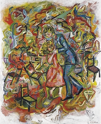 Dance of the chairs with flies