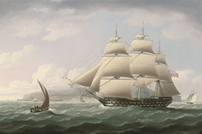 The Honourable East India Company's ship Dunira passing Funchal Bay on the Island of Madeira by Thomas Buttersworth - Auction record, sale price, and art valuation. Compare with similar artists and explore comparable artworks.