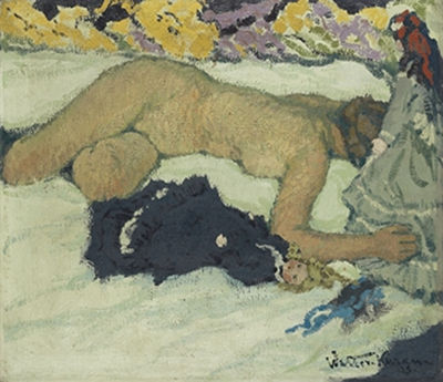 Nude with dolls by Johann Walter-Kurau - Auction record, sale price, and art valuation. Compare with similar artists and explore comparable artworks.