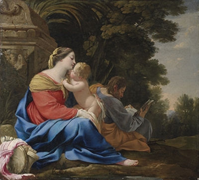 The Rest on the Flight into Egypt by Simon Vouet - Auction record, sale price, and art valuation. Compare with similar artists and explore comparable artworks.