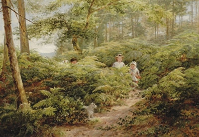 Sample artwork by James Aumonier (1832 - 1911), known for painting - View similar artists and auction records