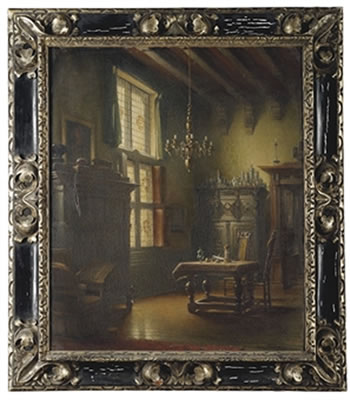 A corner of the Dutch Room: Lady Alma-Tadema's studio by Frank Ernest Beresford - Auction record, sale price, and art valuation. Compare with similar artists and explore comparable artworks.