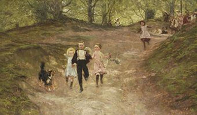Sample artwork by James Charles (1851 - 1906), known for figure, genre, landscape painting - View similar artists and auction records