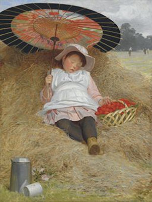 In the Hayfield by James Hayllar - Auction record, sale price, and art valuation. Compare with similar artists and explore comparable artworks.
