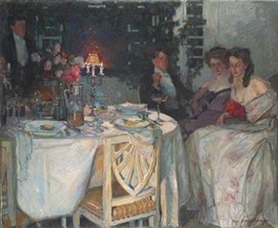 Sample artwork by Ferdinand Dorsch (1875 - 1938), known for portrait, landscape, interior and genre painting - View similar artists and auction records