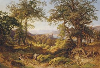 Sample artwork by August Georg Friedrich Lucas (1803 - 1863), known for romantic art history and landscape painting - View similar artists and auction records