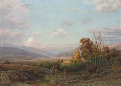 Oasis near Teheran by Carl Wuttke - Auction record, sale price, and art valuation. Compare with similar artists and explore comparable artworks.