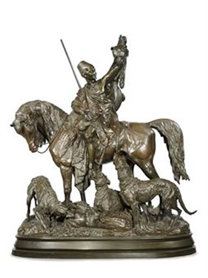 Kabyle au Retour de la chasse by Arthur Waagen - Auction record, sale price, and art valuation. Compare with similar artists and explore comparable artworks.