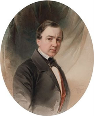 Portrait of Vladimir Ivanovich Hau: Self-portrait