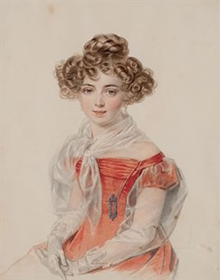 Sample artwork by Petr Fedorovich Sokolov (1787 - 1848), known for portrait and figure painting (nobility) - View similar artists and auction records