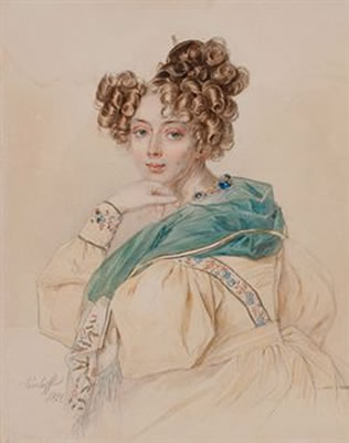 Portrait of Countess Olga Alexandrovna Orlova (1807-1880)