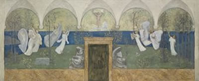 A preparatory painting for Les Muses inspiratrices acclament le Génie, Messager de Lumière in the Boston Public Library by Pierre Puvis de Chavannes - Auction record, sale price, and art valuation. Compare with similar artists and explore comparable artworks.
