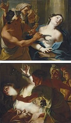 The Martyrdom of Saint Agatha; and The Martyrdom of Saint Bibiana; a pair (2)