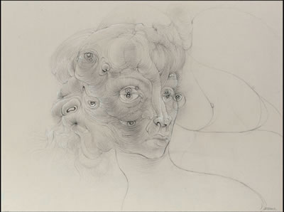 Les yeux; Sans titre; a pair (2)