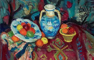 Nature morte au tapis